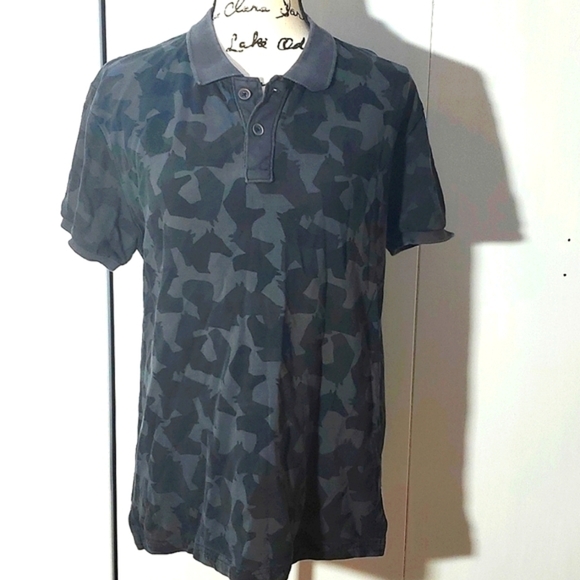 U.S. Polo Assn. Other - U.S Polo Assn- Vintage Black horse heads all over print Shirt Equine Sz.XL